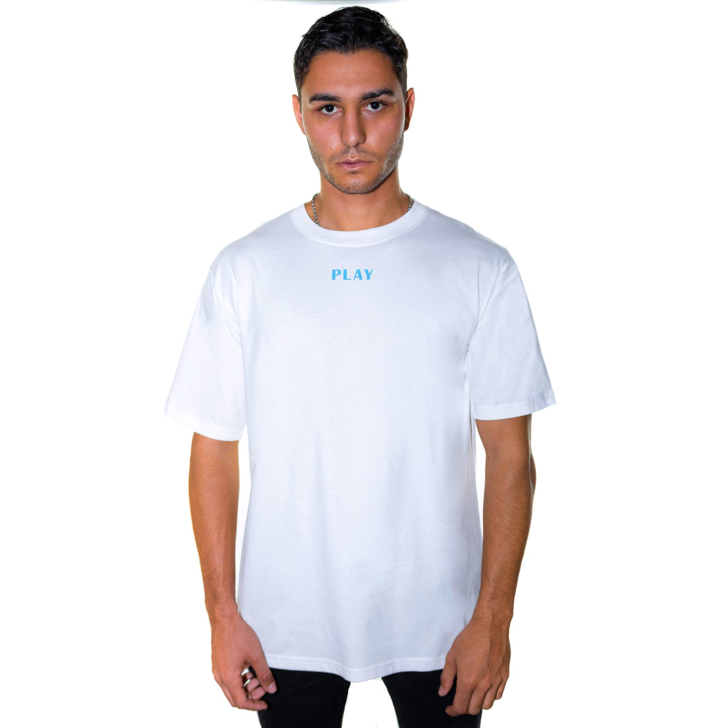 White Play Oversized T-Shirt