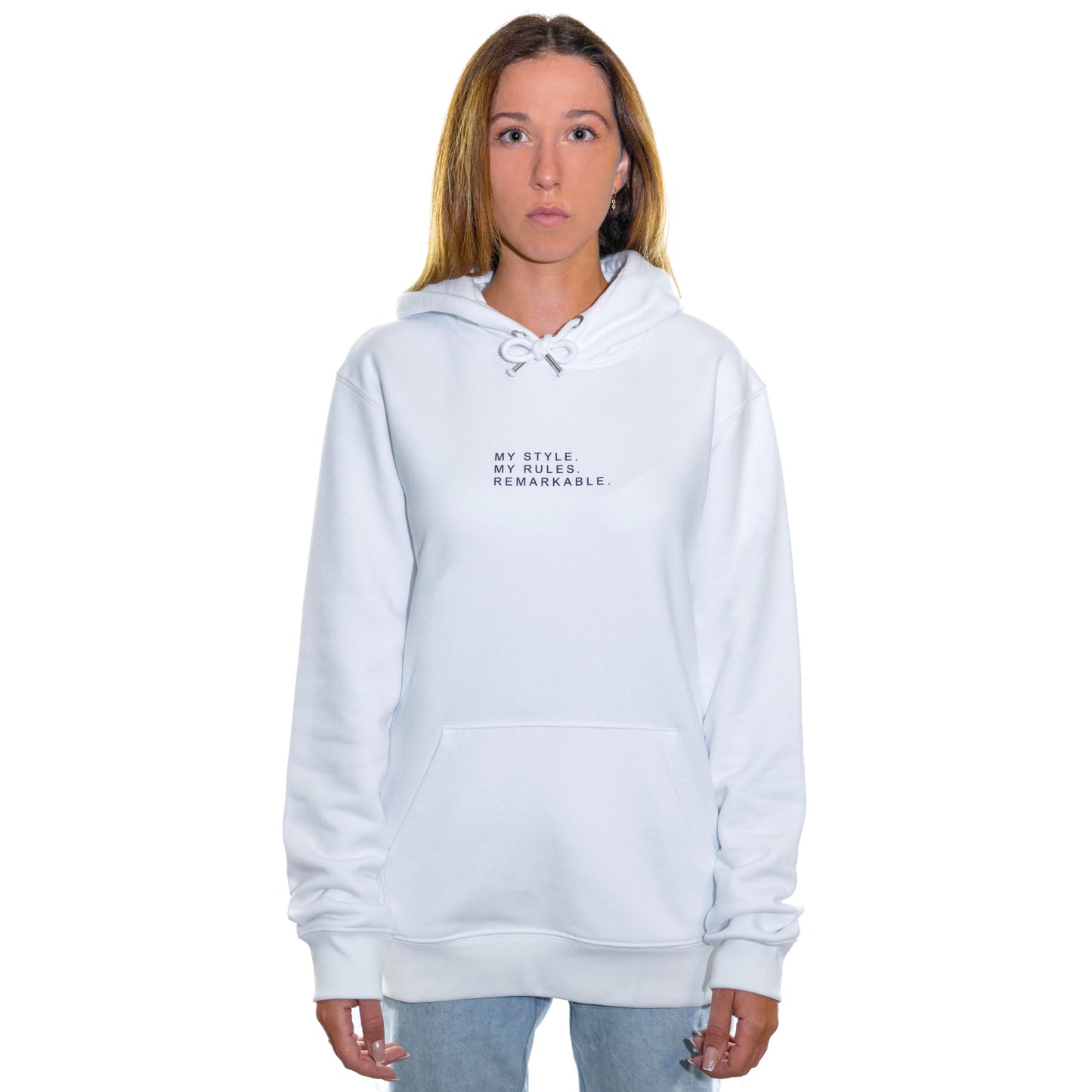 SWEAT-SHIRT REGULAR WHITE MY STYLE