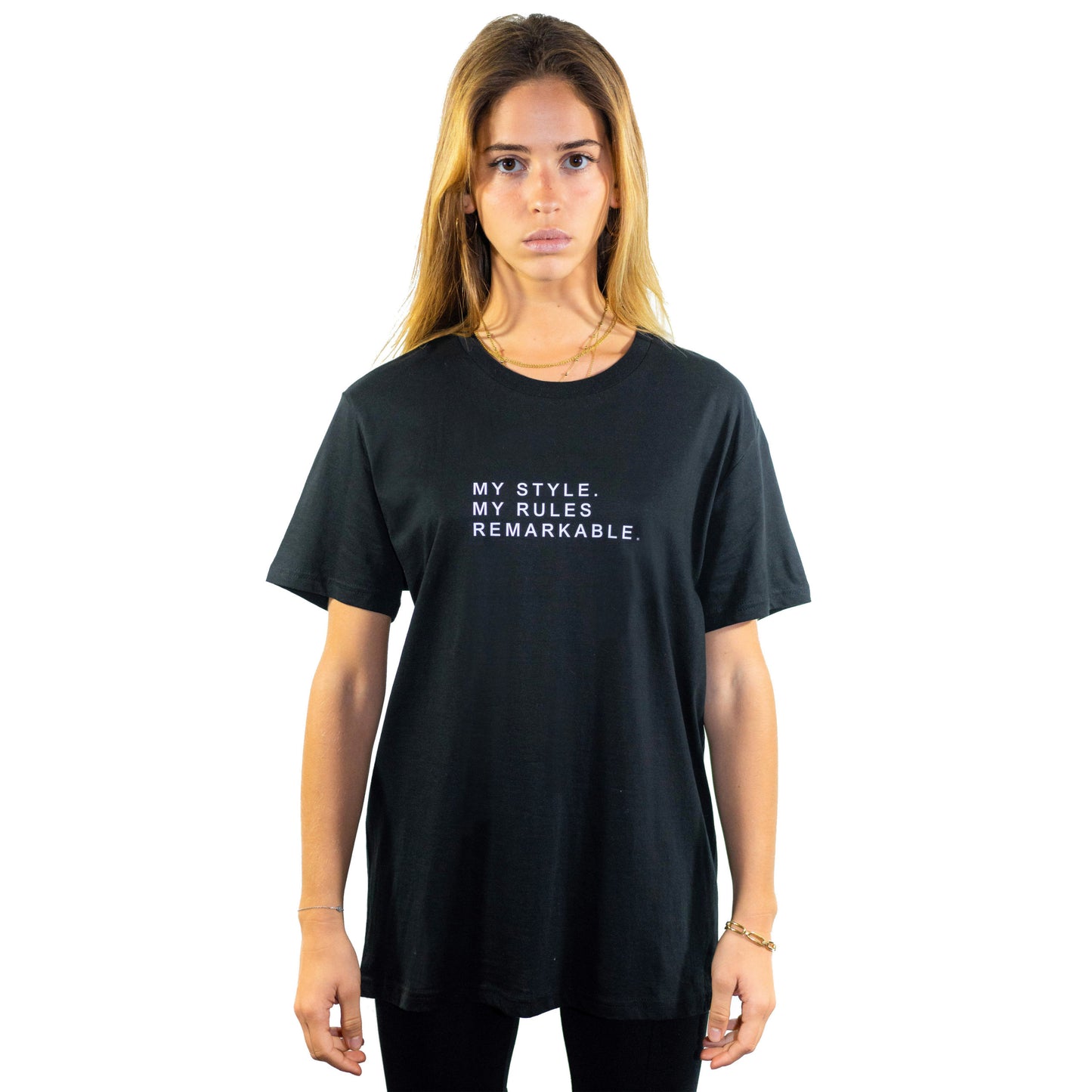 REGULAR BLACK MY STYLE T-SHIRT