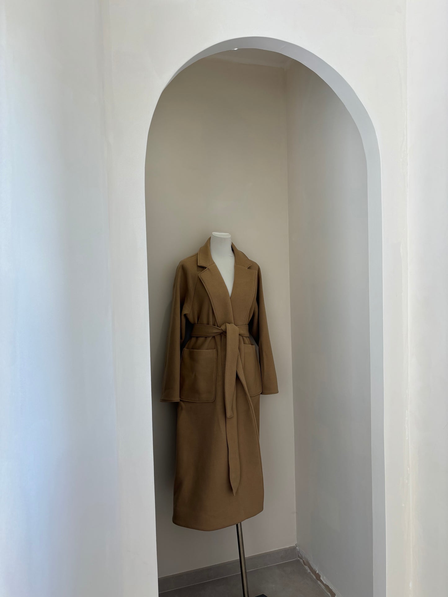 MANTEAU LAINE ET CACHEMIRE