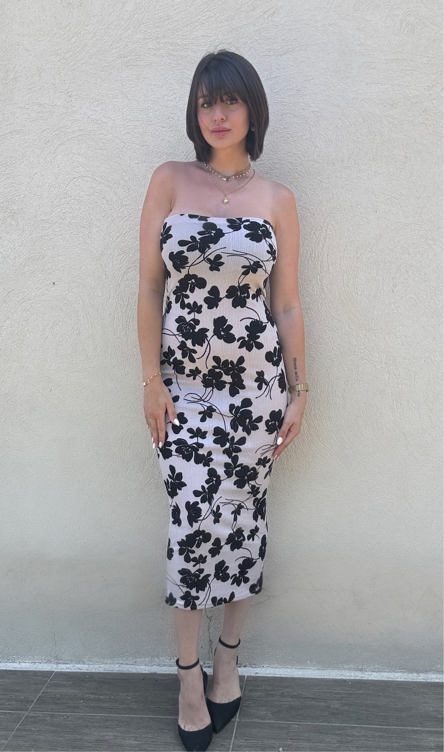 ROBE BUSTIER AJUSTÉE