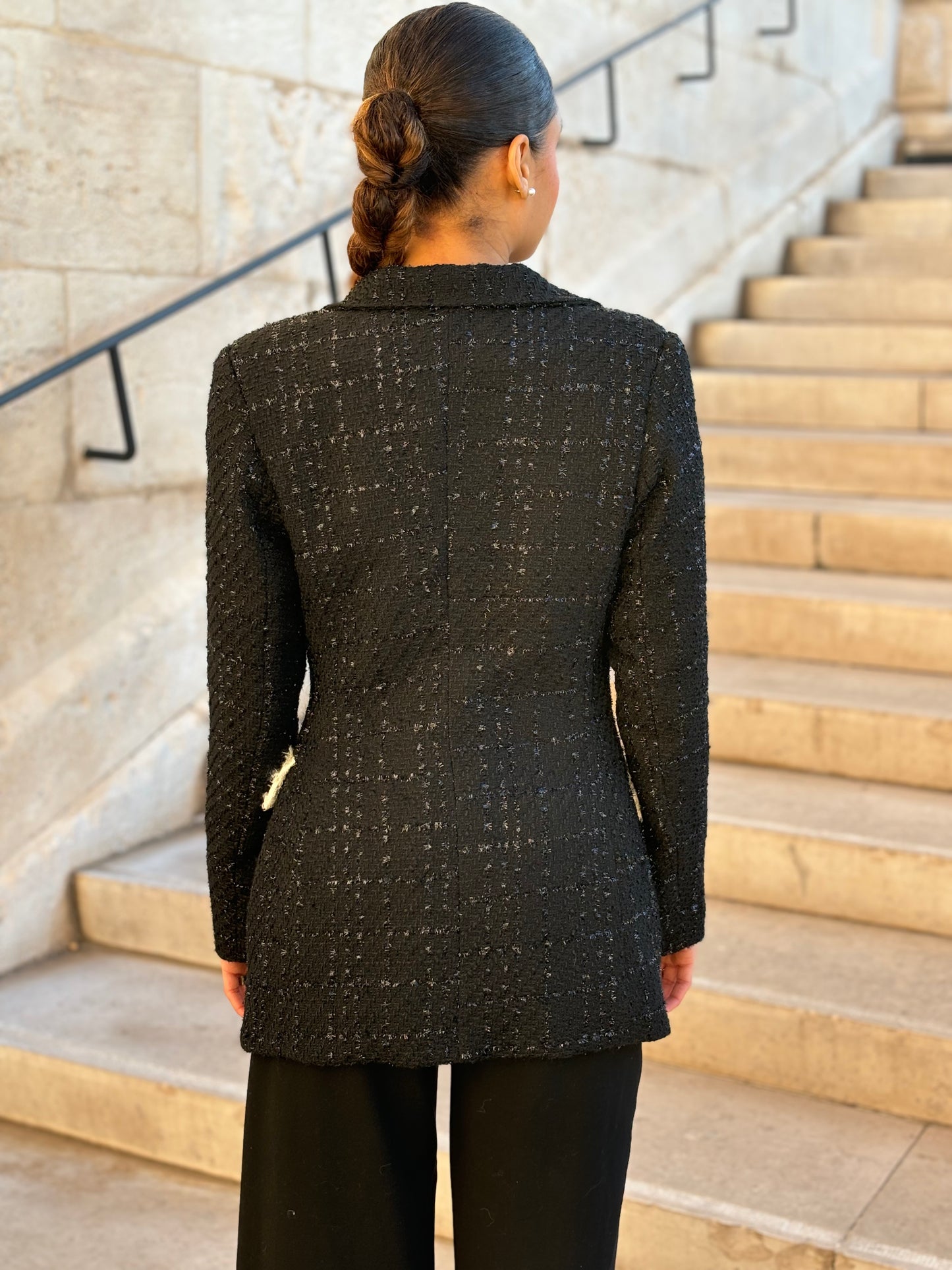 BLAZER AJUSTÉ EN TWEED