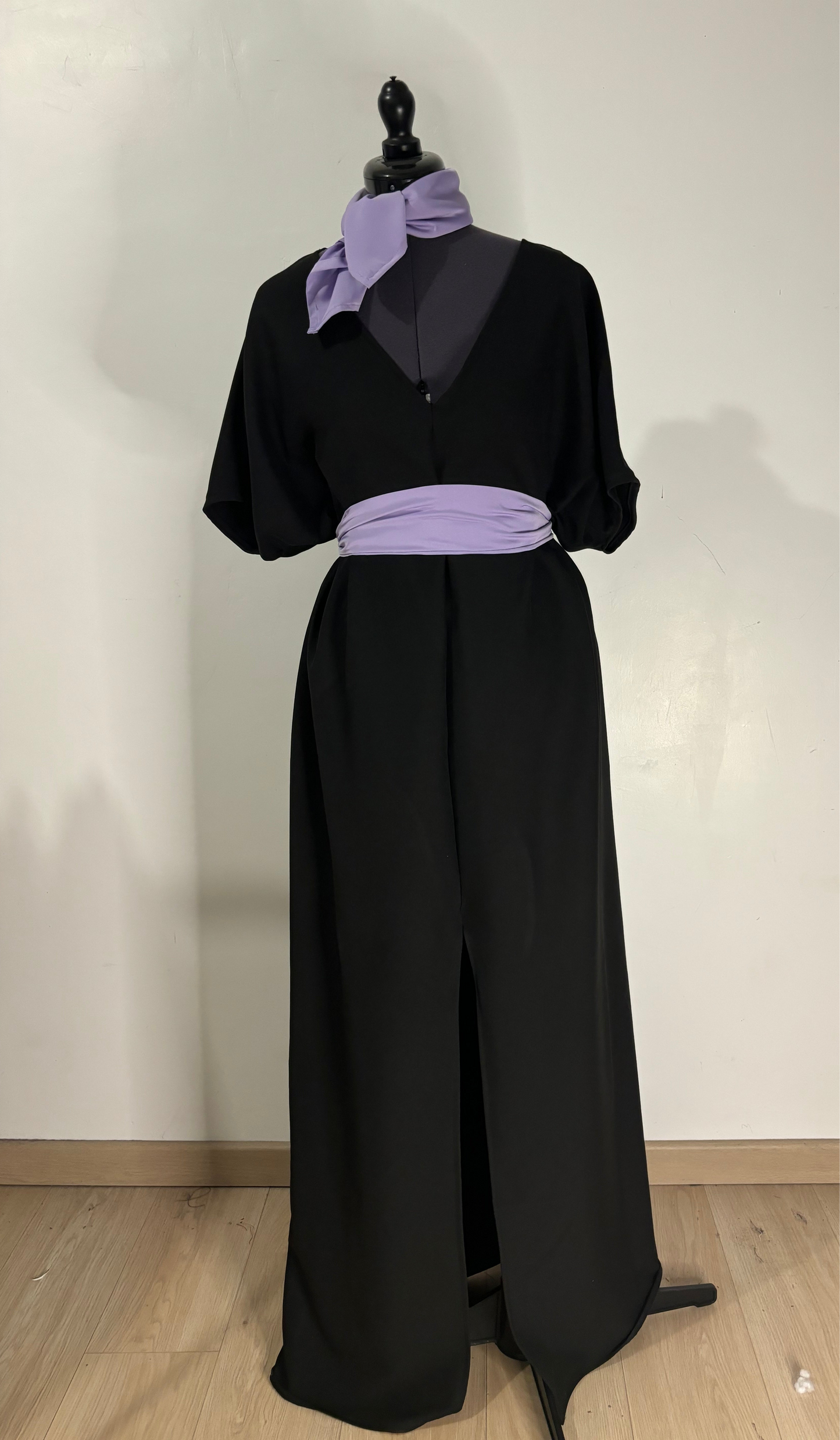 ROBE EN LIN ET VISCOSE