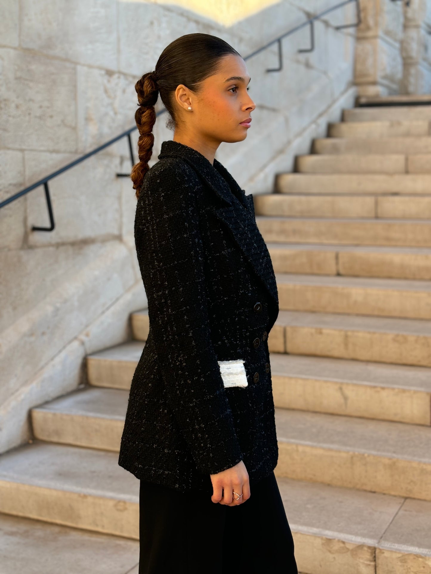 BLAZER AJUSTÉ EN TWEED