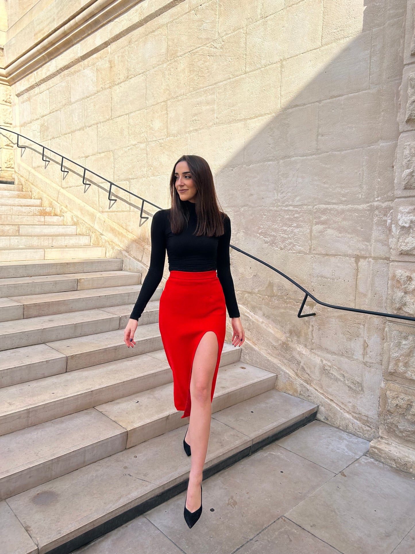 JUPE ROUGE