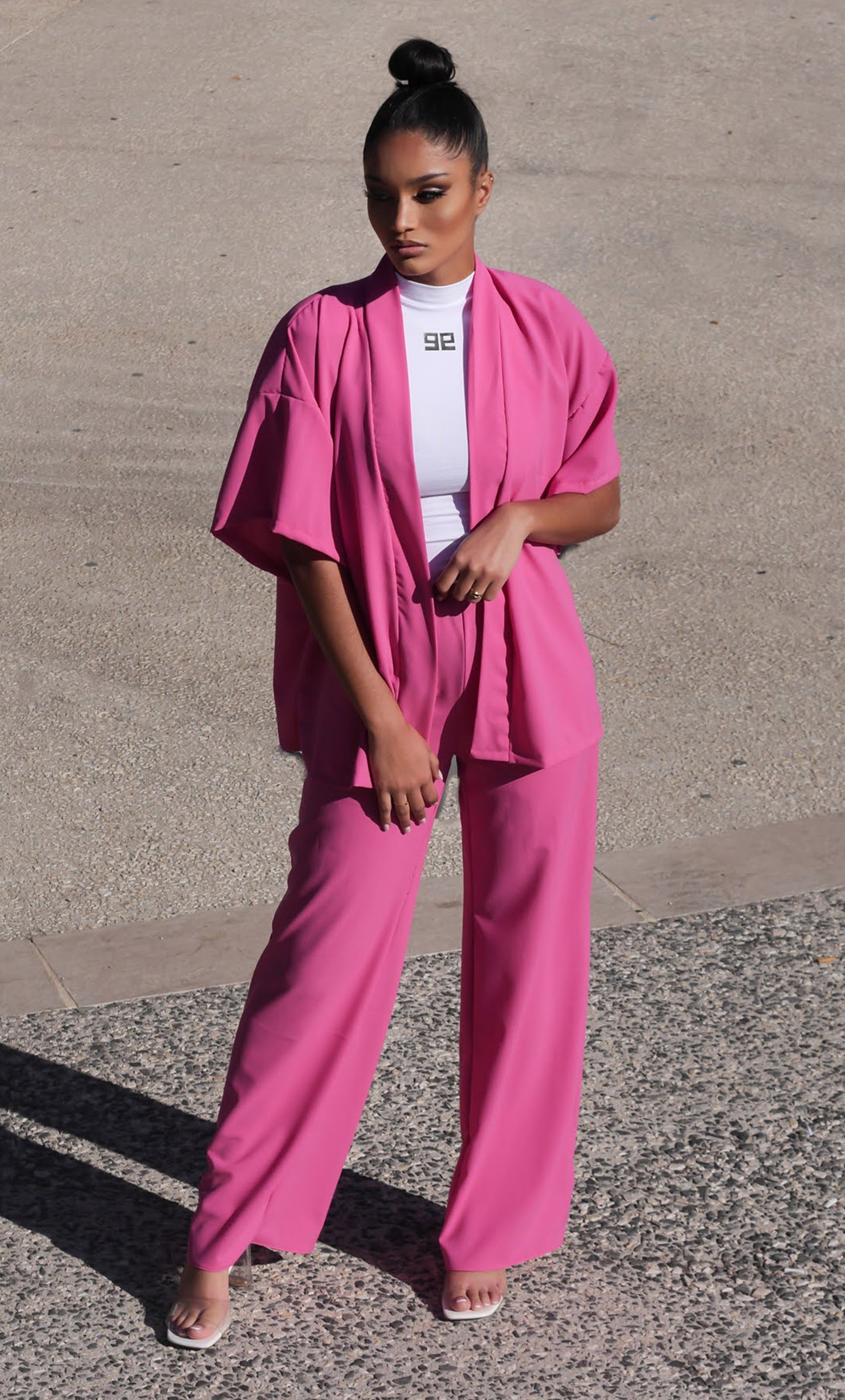 PINK KIMONO SET