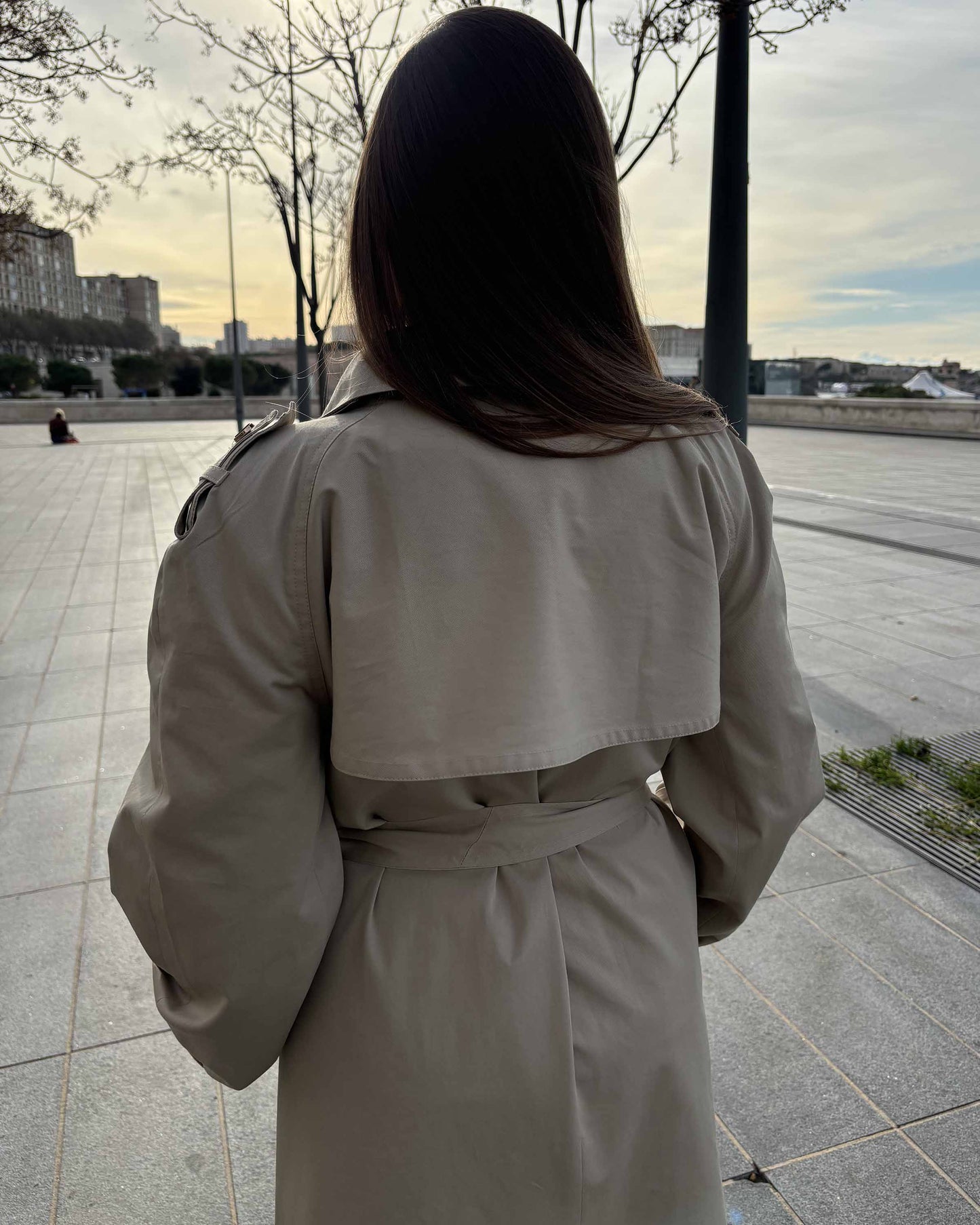 TRENCH COAT 100% COTON