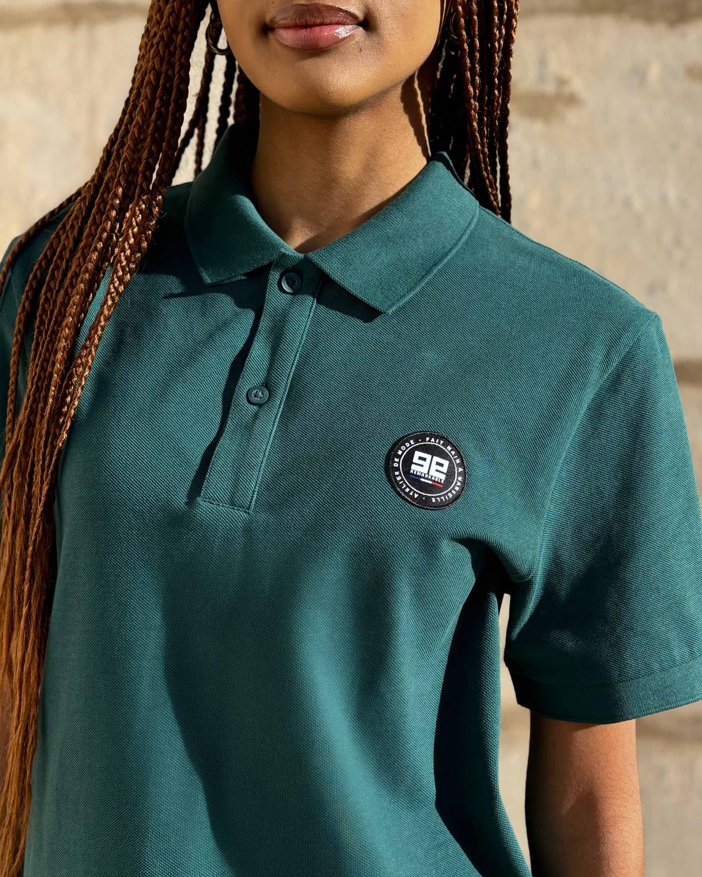 POLO 100% COTON BIO VERT