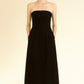 ROBE BUSTIER 100% LIN