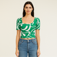 PRINTED CROP TOP