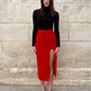JUPE ROUGE