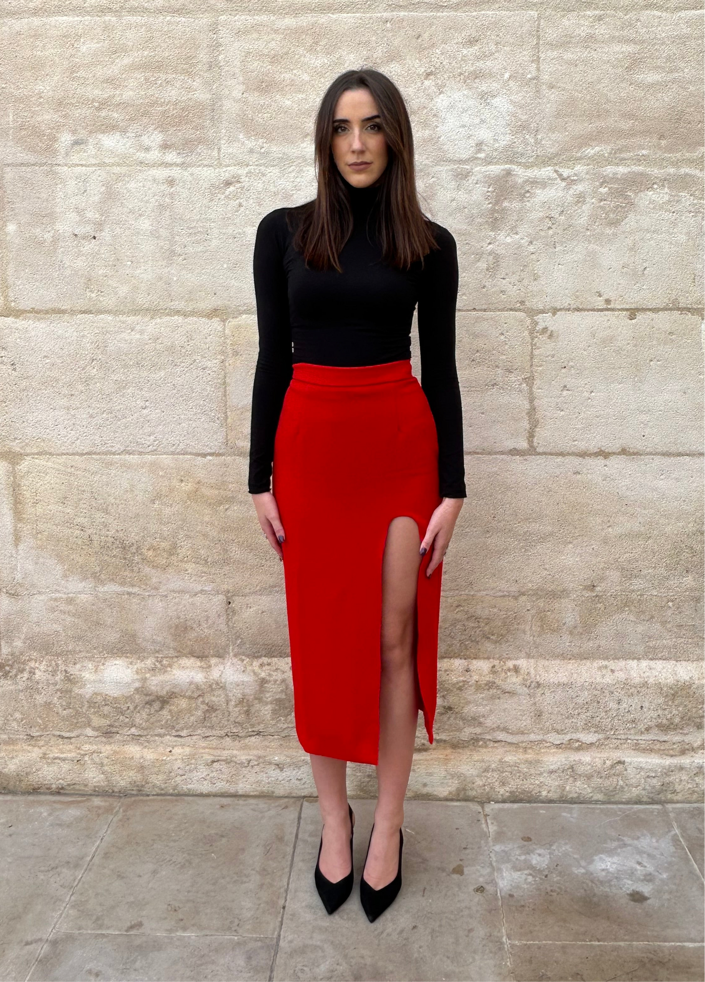 JUPE ROUGE