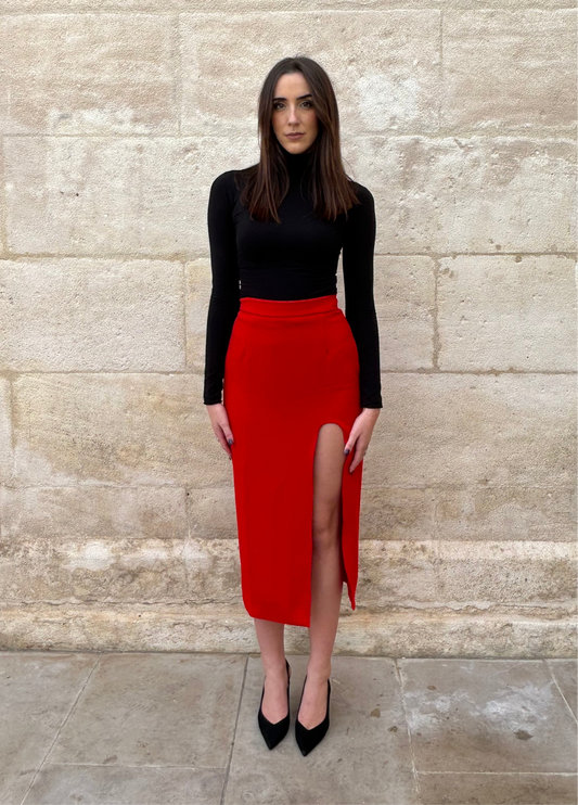 JUPE ROUGE