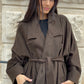 MANTEAU OVERSIZE LAINE, CACHEMIRE ET ALPAGA