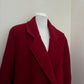 MANTEAU BORDEAUX 100% LAINE