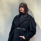MANTEAU MANCHE BALLON 100% LAINE MOHAIR