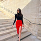 JUPE ROUGE