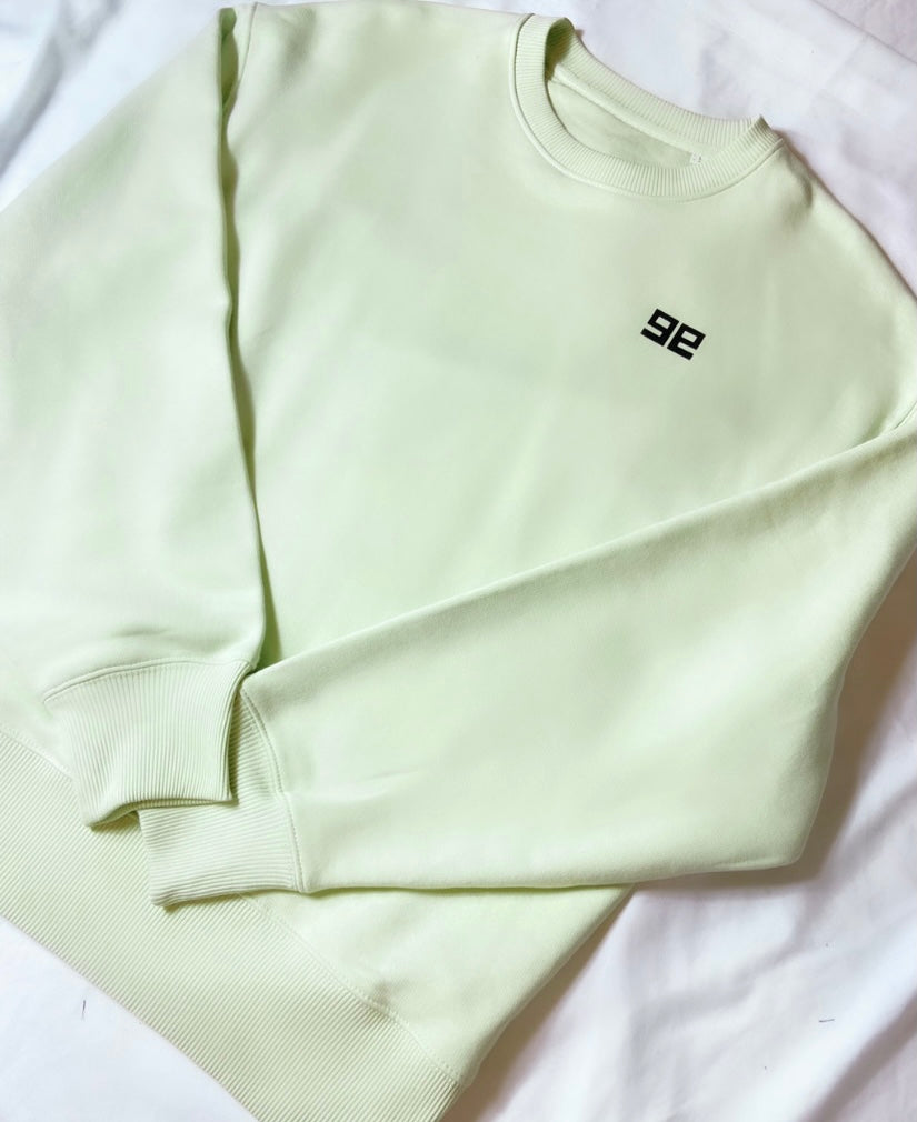 SWEAT-SHIRT OVERSIZE VERT PASTEL