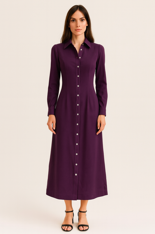 ROBE CHEMISE AJUSTÉE