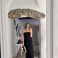 ROBE BUSTIER 100% LIN