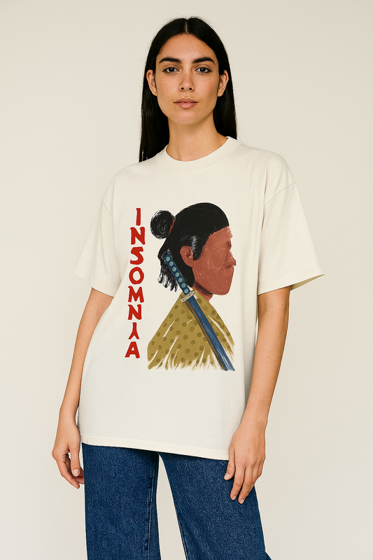 T-SHIRT OVERSIZE 100% COTON BIO LE SAMOURAI