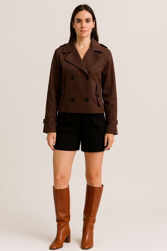 TRENCH COURT 100% COTON