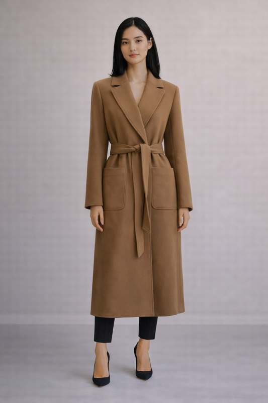 MANTEAU LAINE ET CACHEMIRE