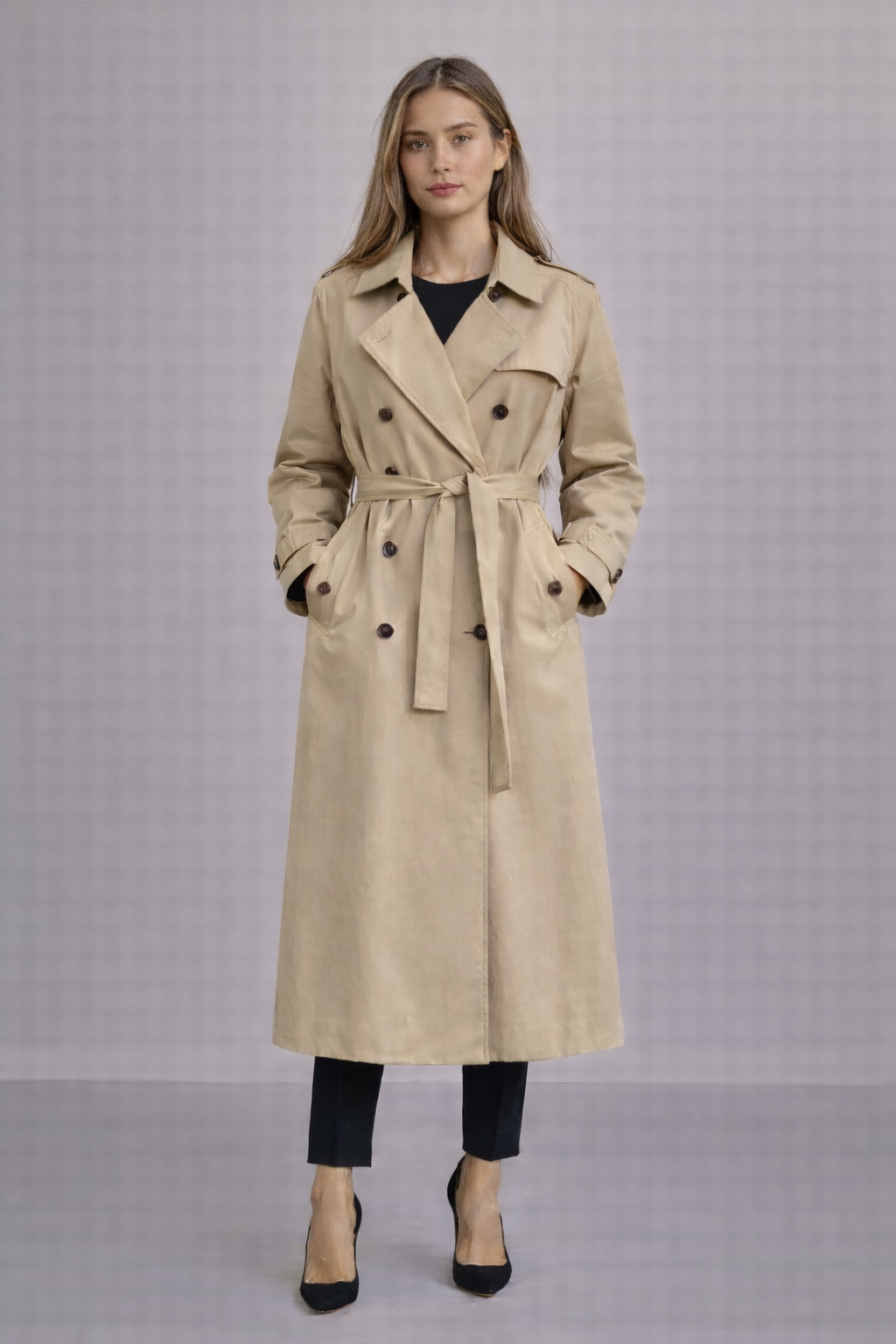 TRENCH COAT 100% COTON