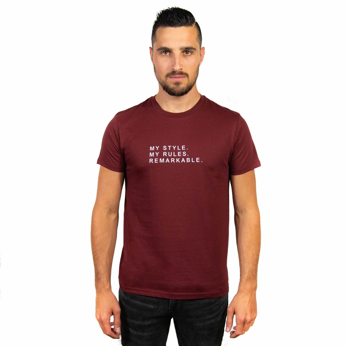 T-SHIRT REGULAR MY STYLE BORDEAUX