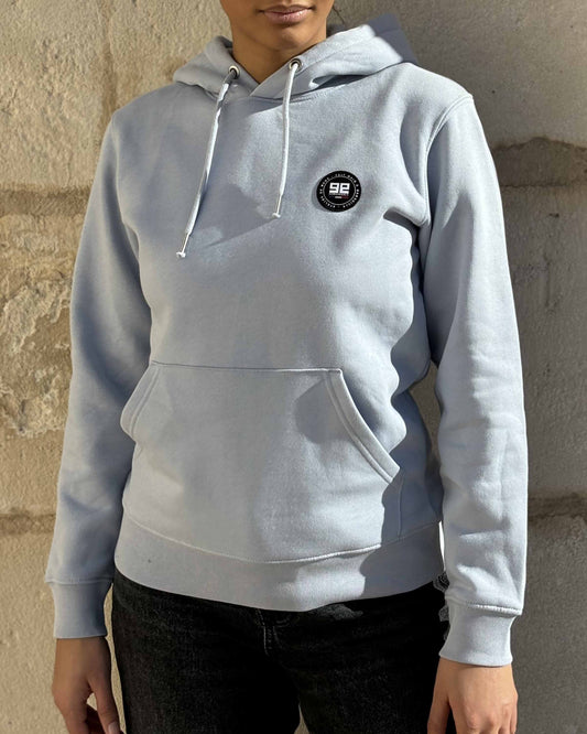 SWEAT-SHIRT EN COTON BIO BLEU GRIS