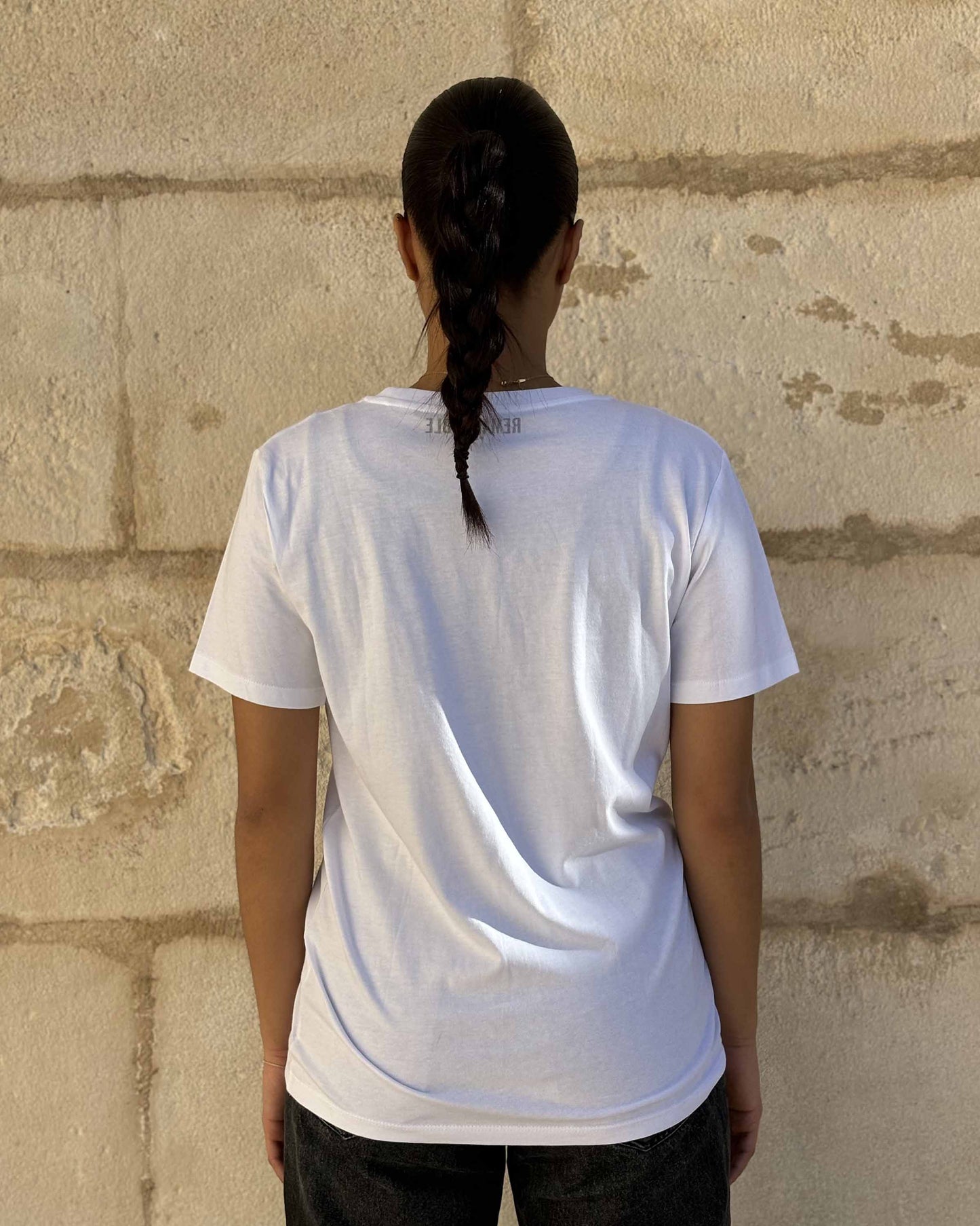 T-SHIRT RMKB BLEU EN COTON BIO