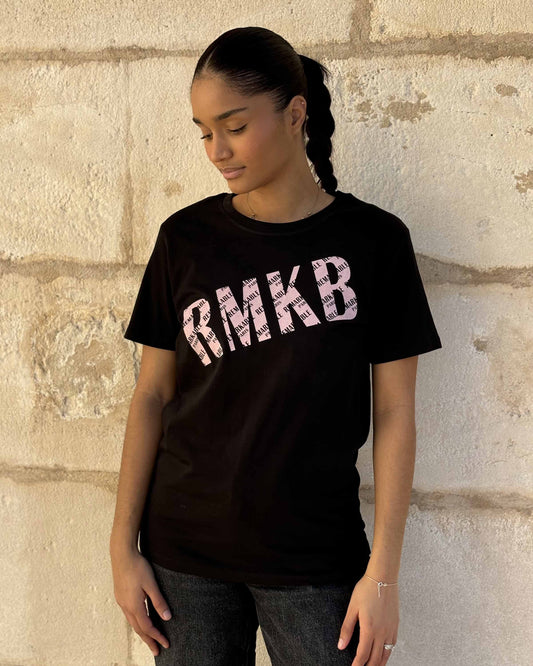 T-SHIRT RMKB ROSE EN COTON BIO