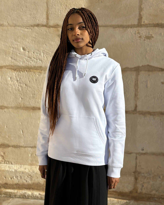 SWEAT-SHIRT EN COTON BIO BLANC